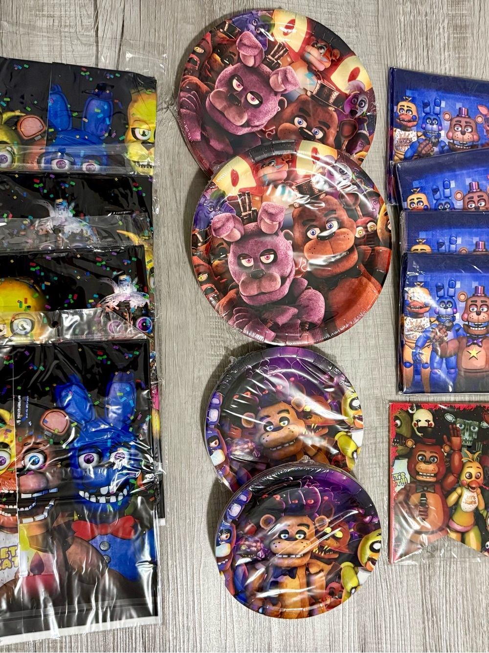 Five Nights Themed Party Set- Purple & Multicolor